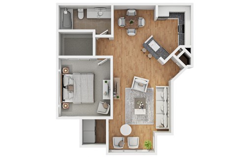 1 bed 1 bath at The Equestrian by Picerne Apartments, Henderson 89052